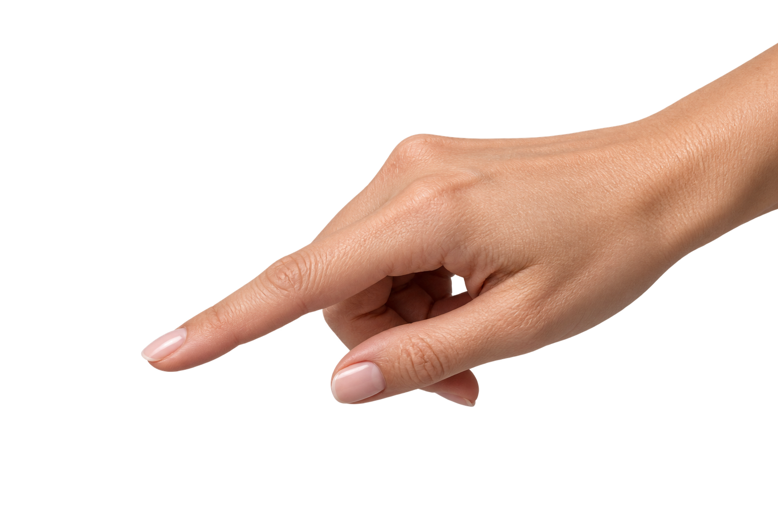 Hand tippt auf die Service-Auswahl Reinigung