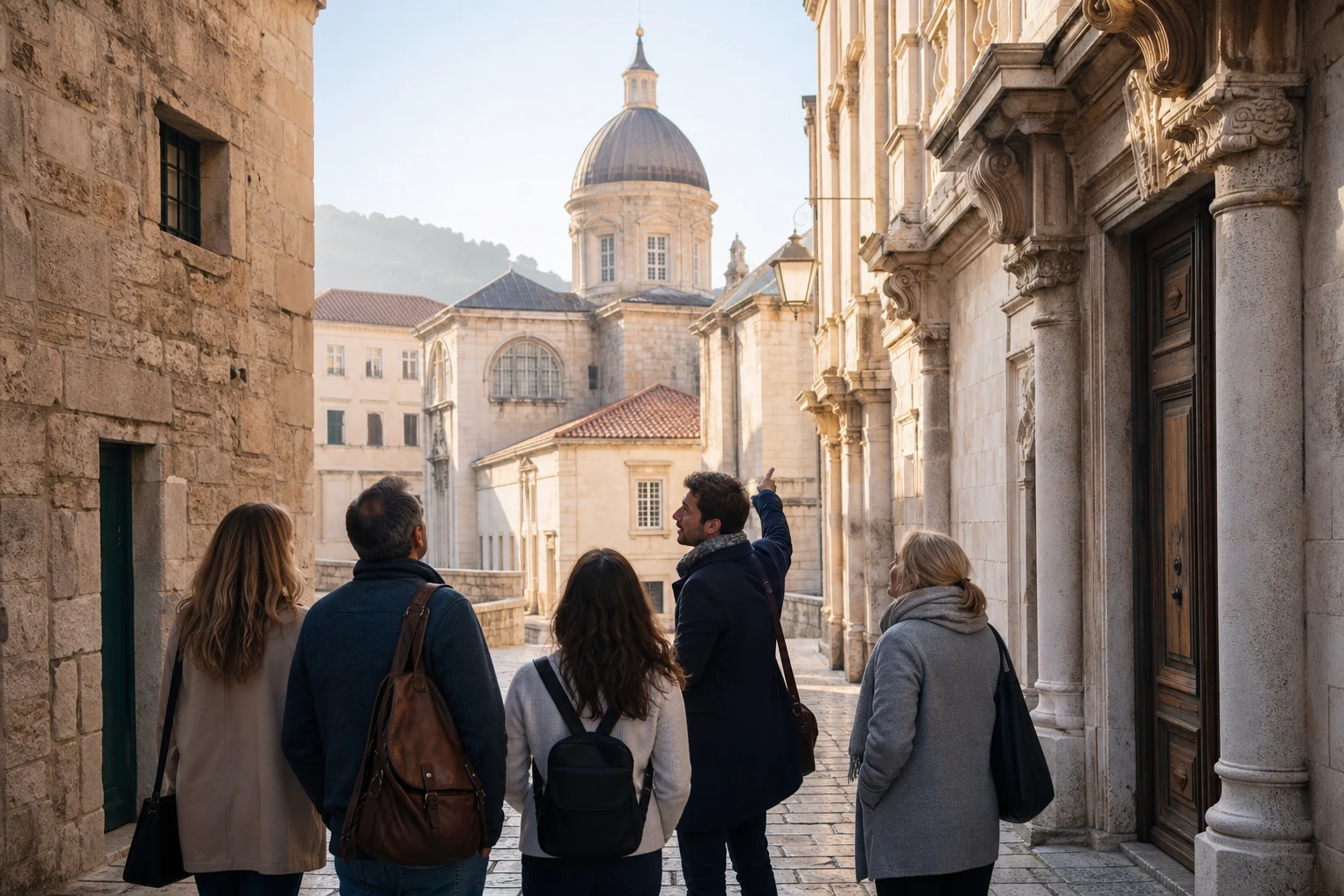 Geführter Stadtrundgang durch eine historische europäische Altstadt
