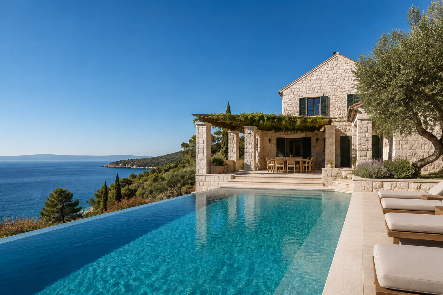 Villa Solis an der kroatischen Adriaküste